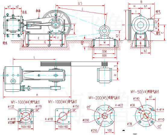 WY-50(V5)WY-100(W4)WY-200(W5)(f)ʽձðbߴD